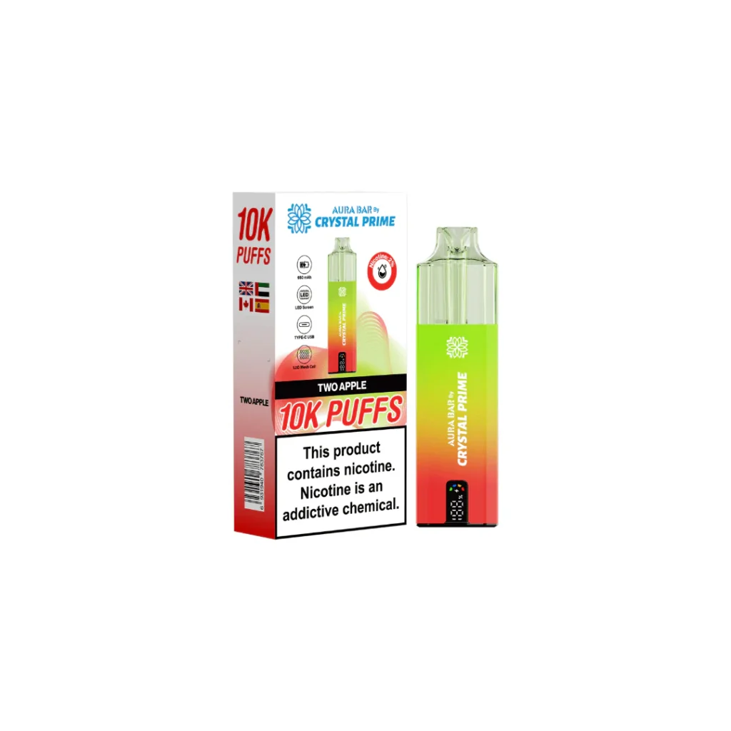 Crystal Prime Aura Bar 10k Twist Prefilled Vape Kit