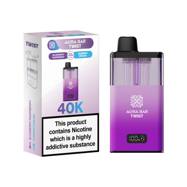 Crystal Prime Aura Bar 40K Prefilled Vape Kit