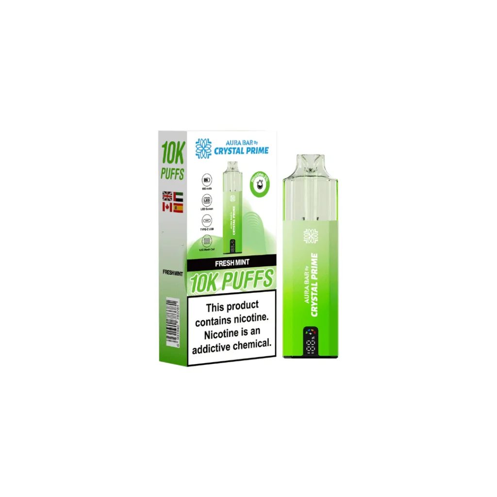 Crystal Prime Aura Bar 10k Twist Prefilled Vape Kit