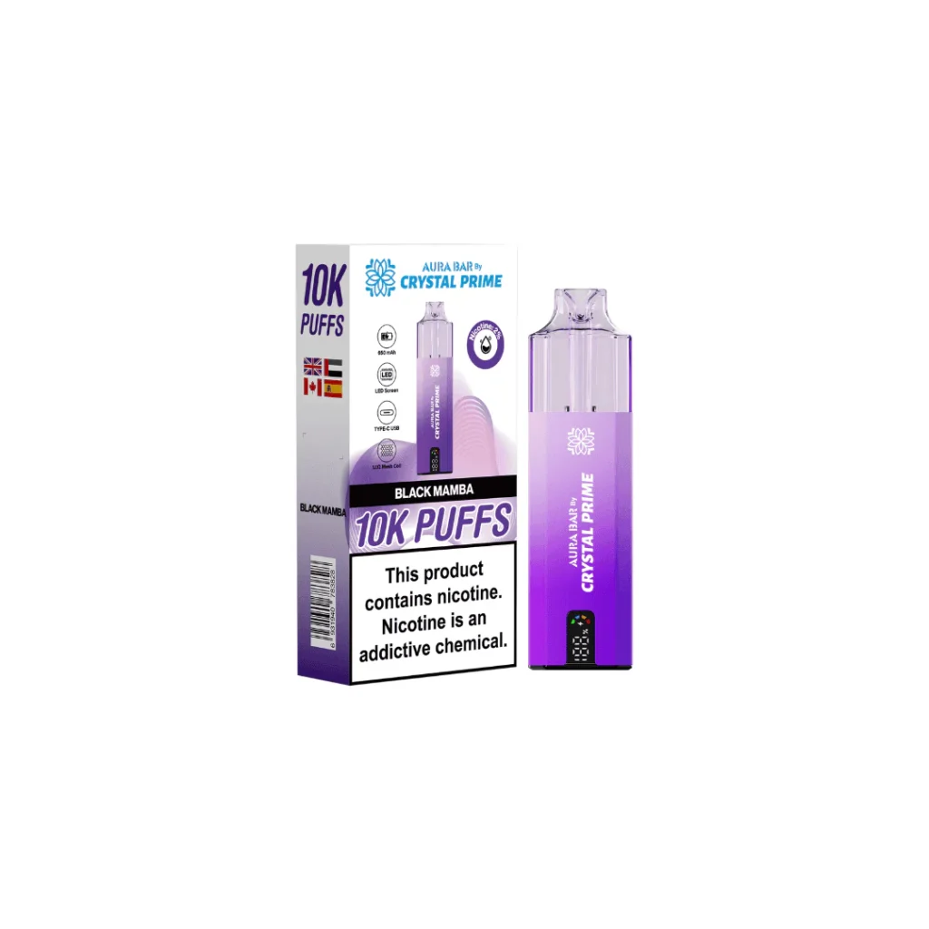 Crystal Prime Aura Bar 10k Twist Prefilled Vape Kit