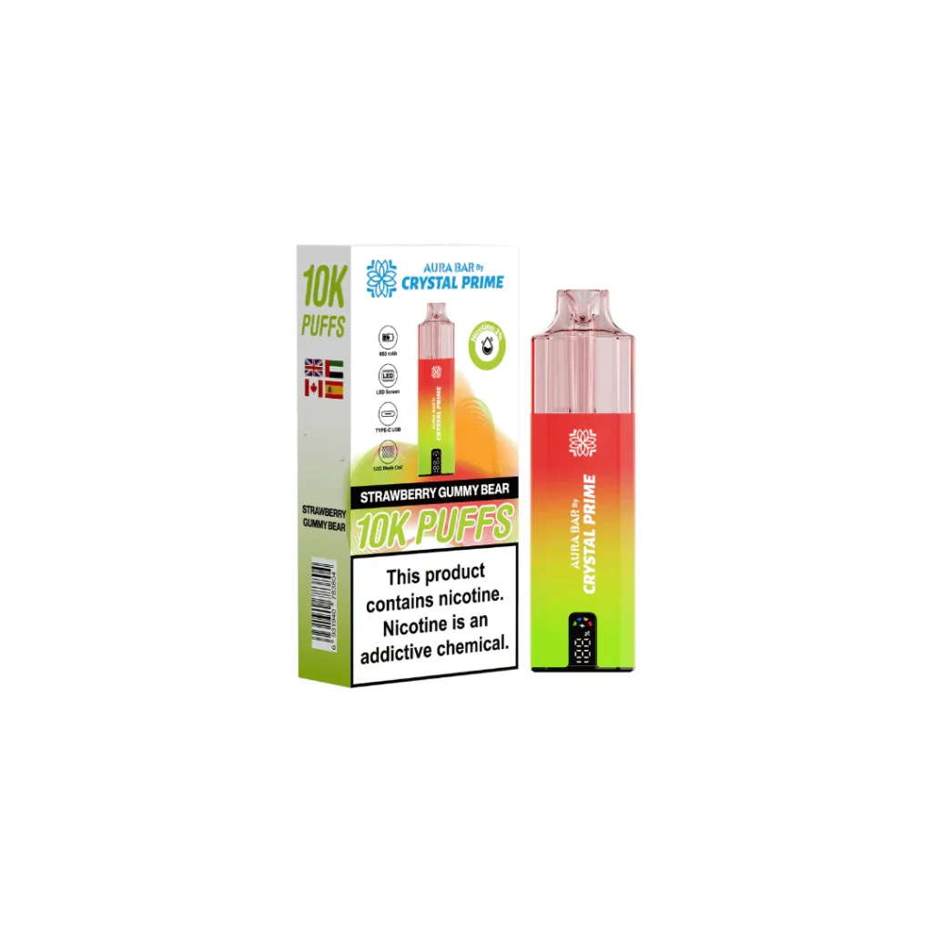 Crystal Prime Aura Bar 10k Twist Prefilled Vape Kit