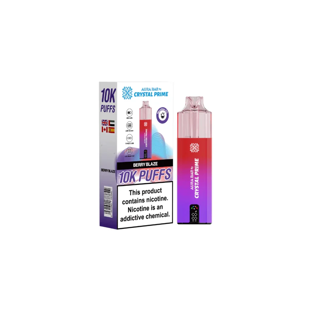 Crystal Prime Aura Bar 10k Twist Prefilled Vape Kit