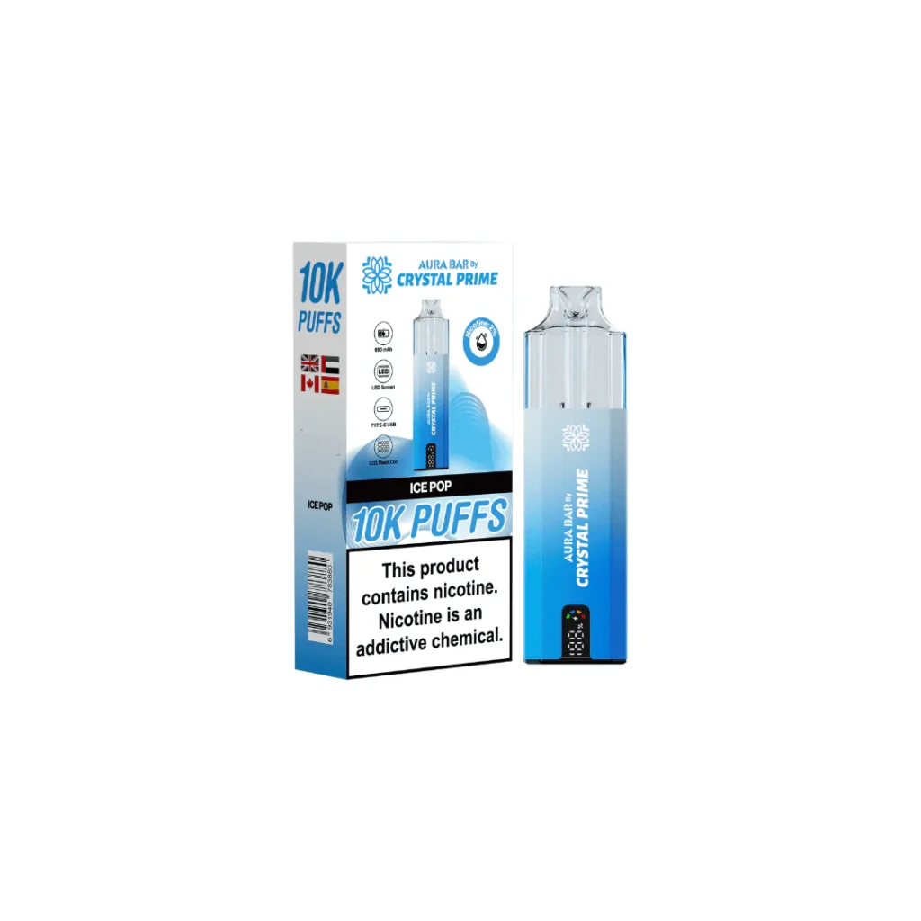 Crystal Prime Aura Bar 10k Twist Prefilled Vape Kit