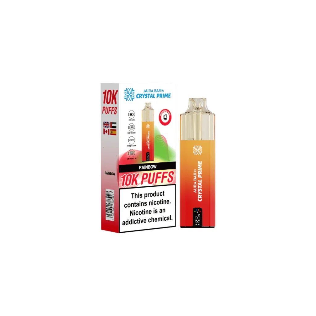 Crystal Prime Aura Bar 10k Twist Prefilled Vape Kit
