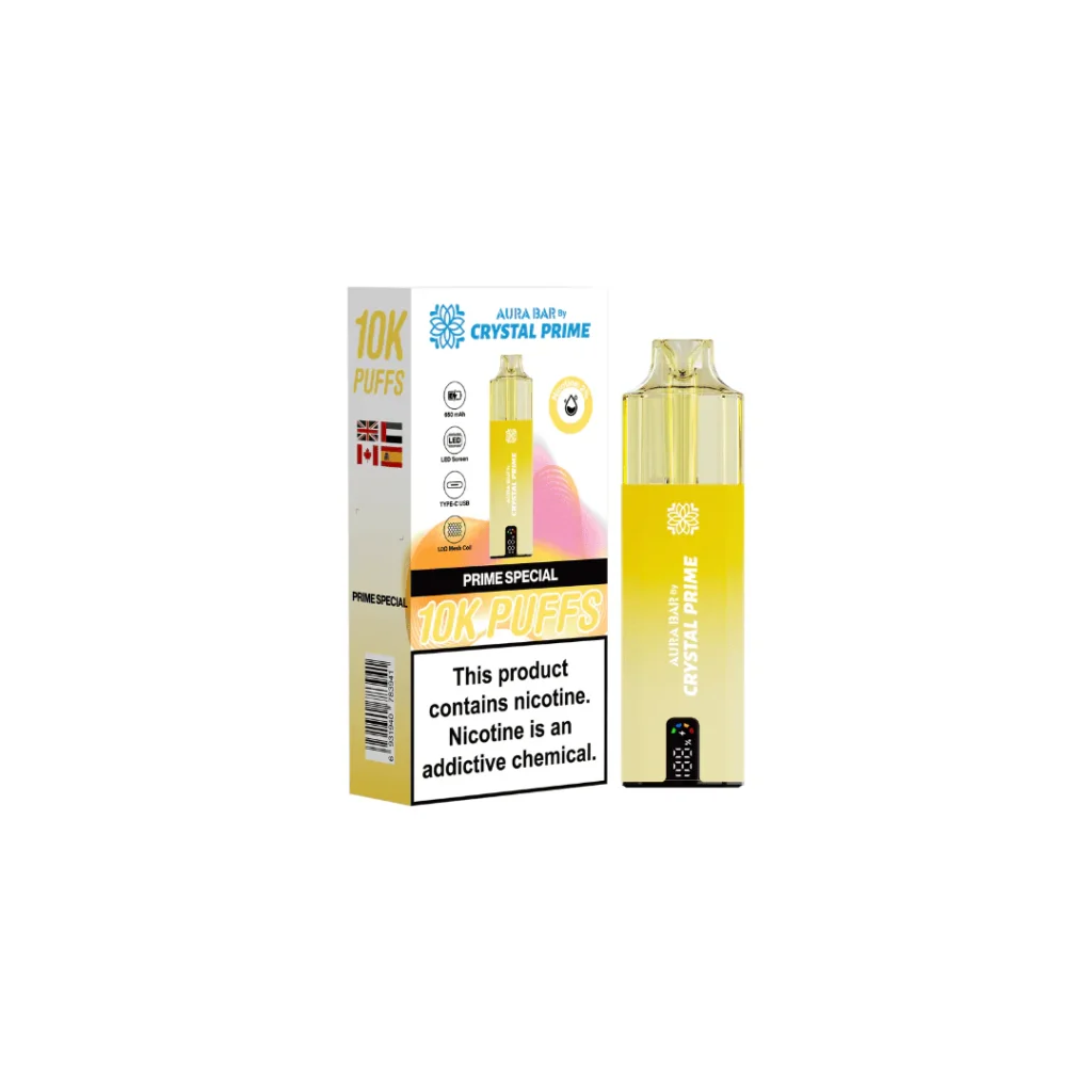 Crystal Prime Aura Bar 10k Twist Prefilled Vape Kit