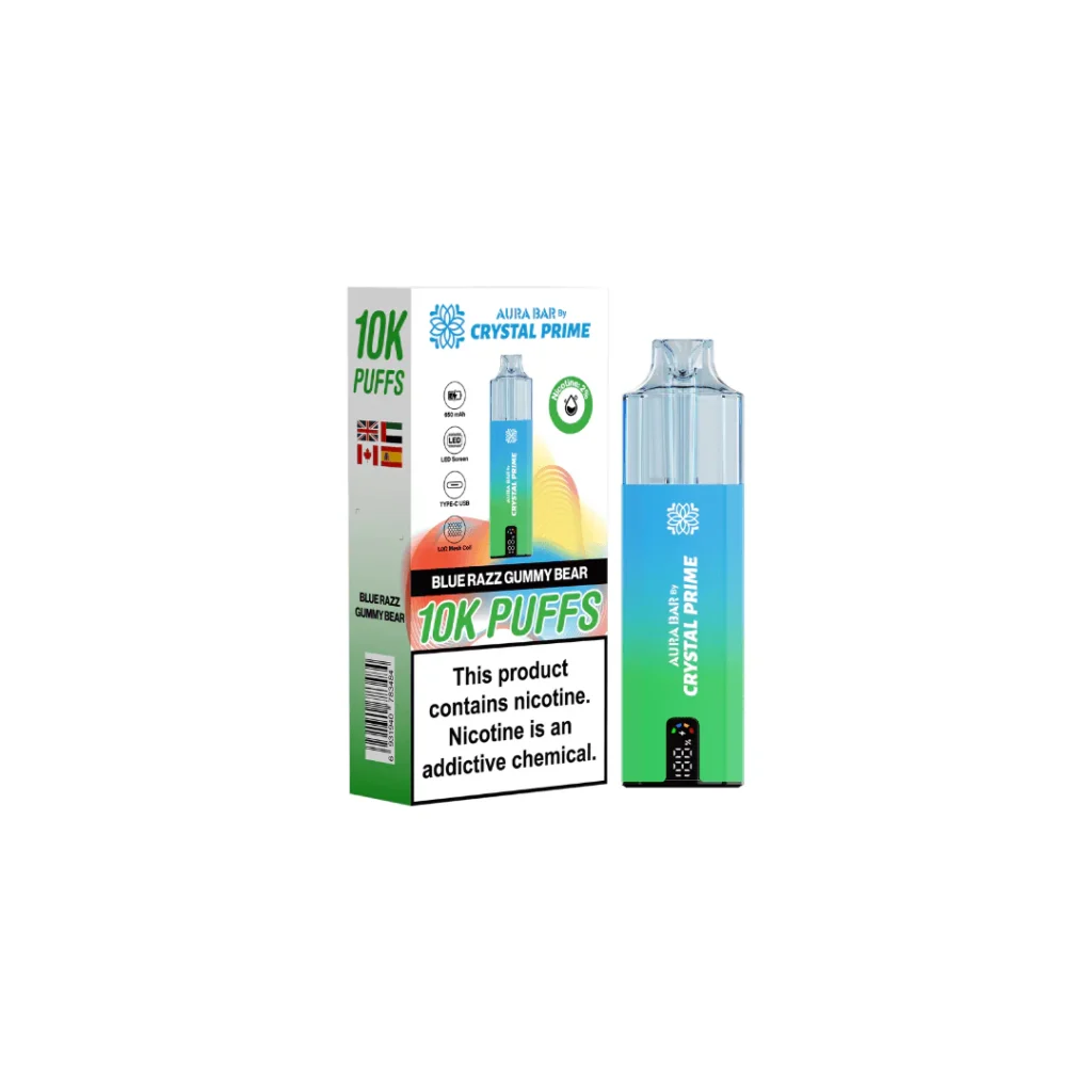 Crystal Prime Aura Bar 10k Twist Prefilled Vape Kit
