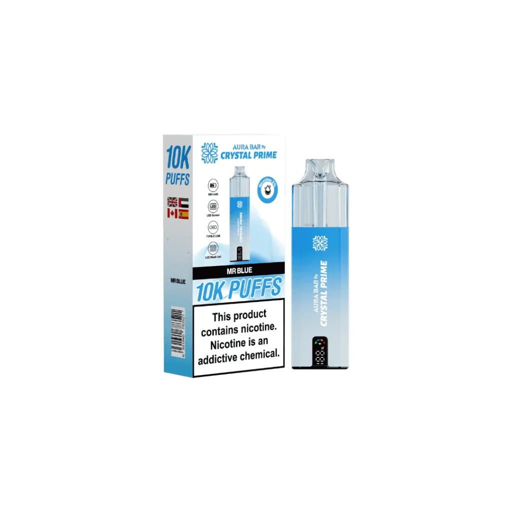 Crystal Prime Aura Bar 10k Twist Prefilled Vape Kit