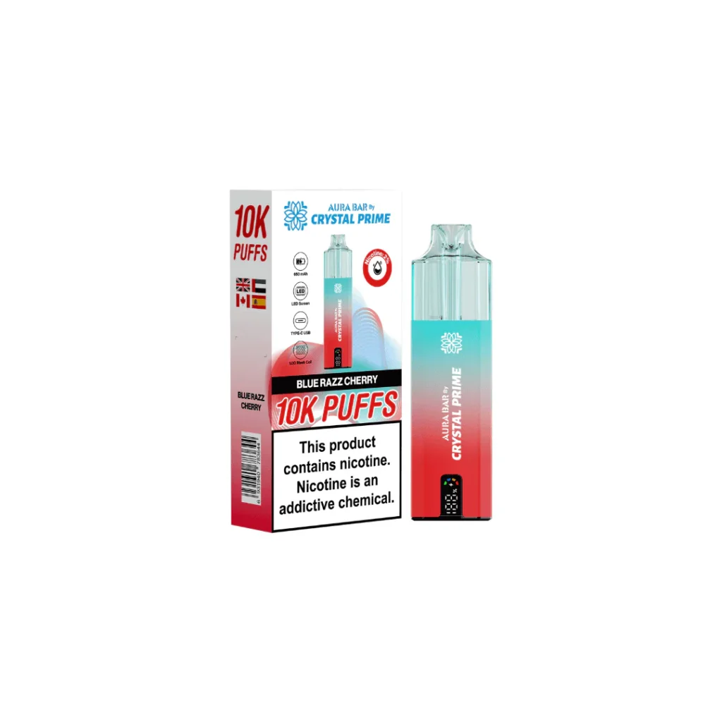 Crystal Prime Aura Bar 10k Twist Prefilled Vape Kit