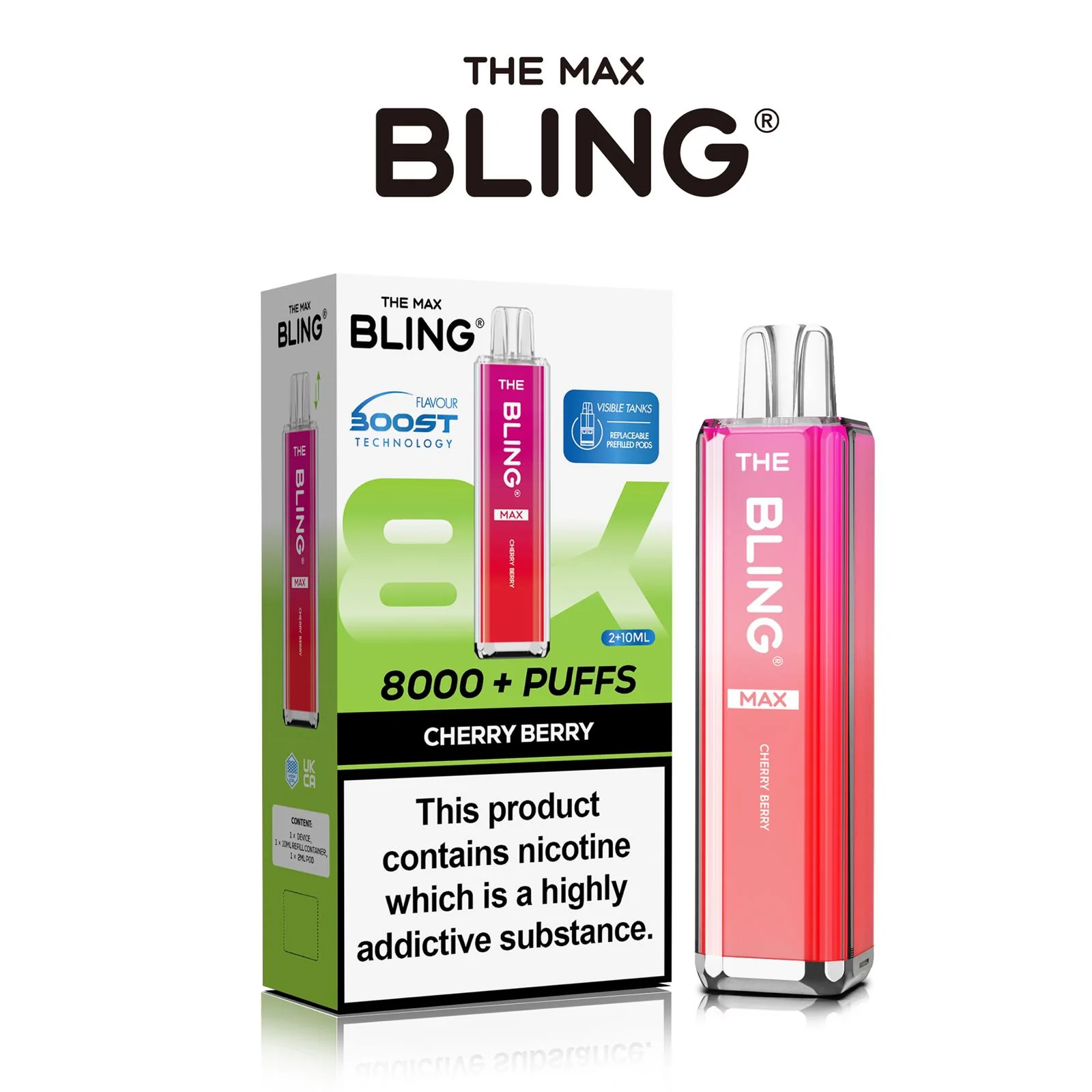 The Crystal Bling Max 8000 Prefilled Pod Kit - Image 14