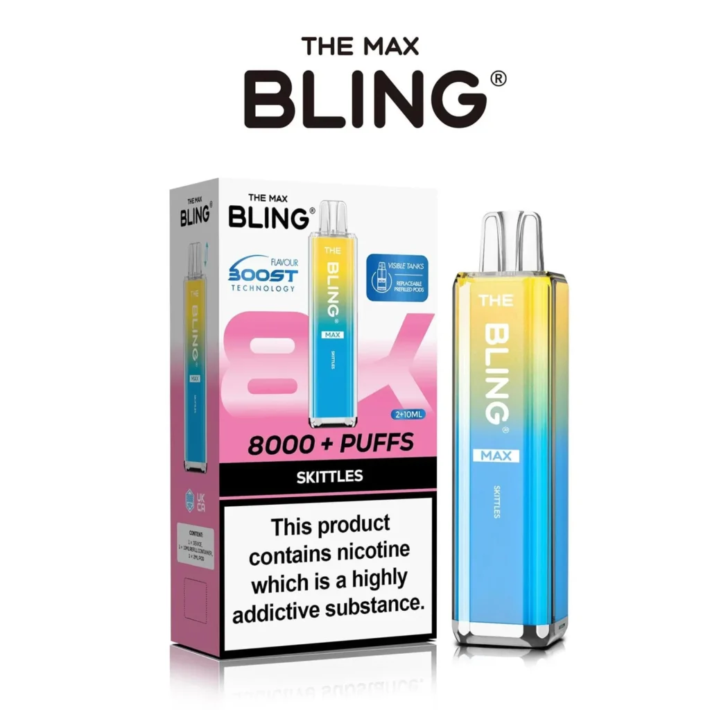 The Crystal Bling Max 8000 Prefilled Pod Kit