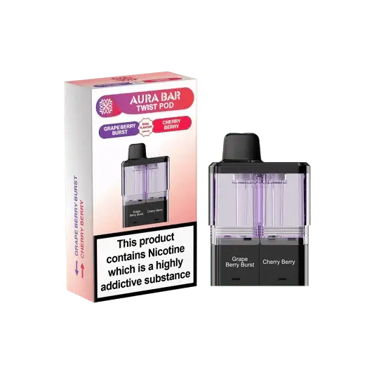 Crystal Prime Aura Bar Twist 40k Prefilled Pod Kit
