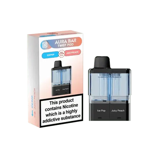 Crystal Prime Aura Bar Twist 40k Prefilled Pod Kit