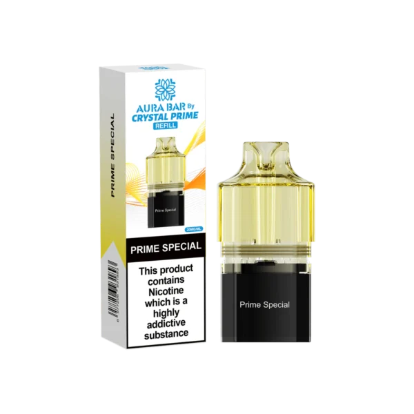 Crystal Prime Aura Bar Twist 10k Prefilled Pod Kit