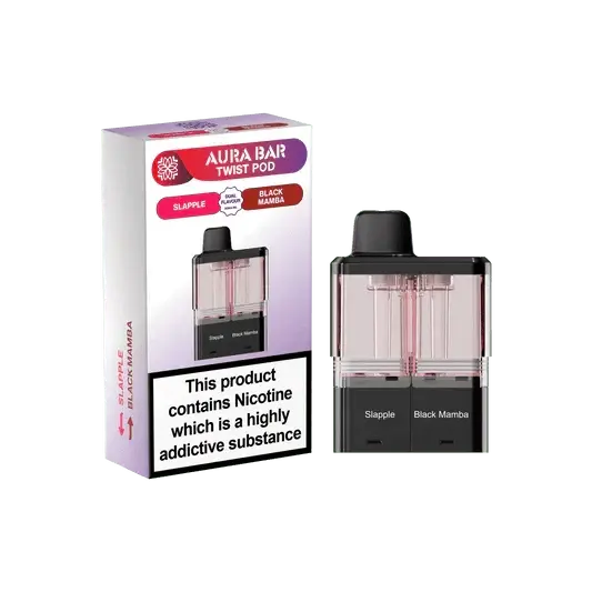 Crystal Prime Aura Bar Twist 40k Prefilled Pod Kit