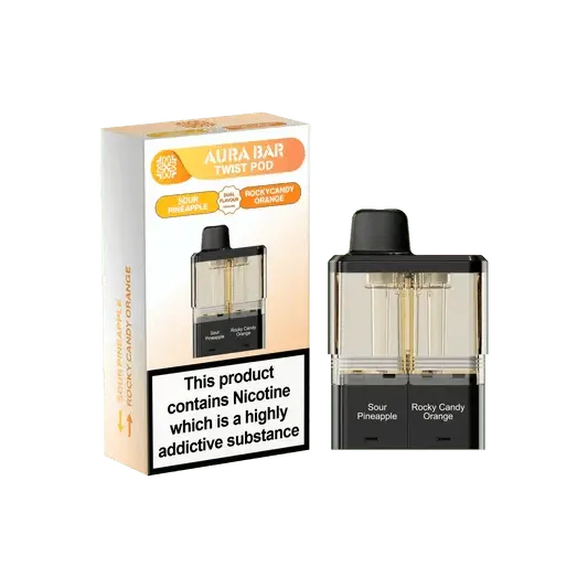 Crystal Prime Aura Bar Twist 40k Prefilled Pod Kit
