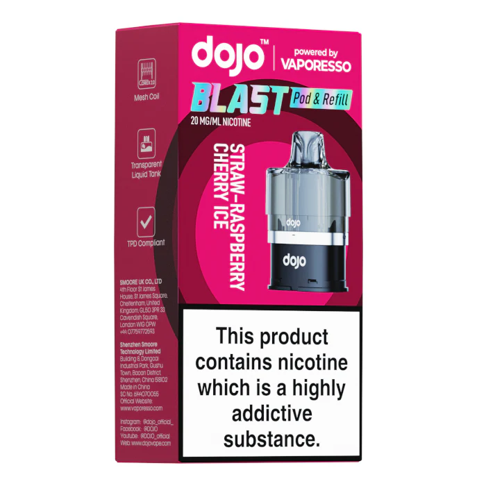 Vaporesso Dojo Blast 6000 Prefilled Pods - Image 11