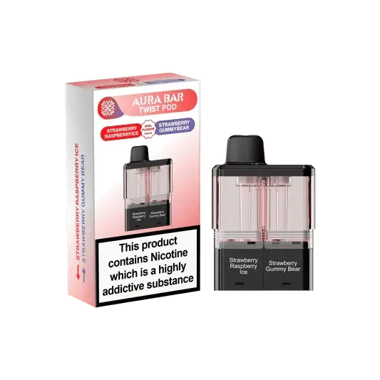 Crystal Prime Aura Bar Twist 40k Prefilled Pod Kit