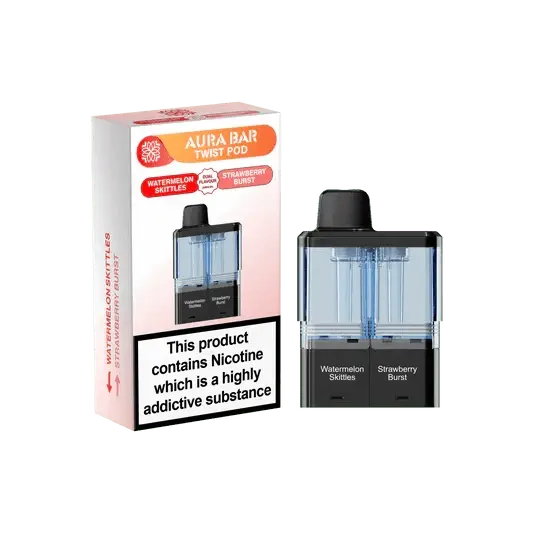 Crystal Prime Aura Bar Twist 40k Prefilled Pod Kit