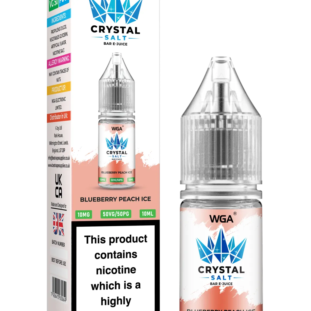 WGA Crystal Salt Bar E-Juice 10ml Nic Salts - Image 6