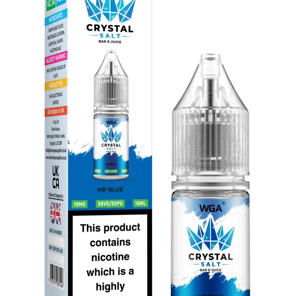 WGA Crystal Salt Bar E-Juice 10ml Nic Salts