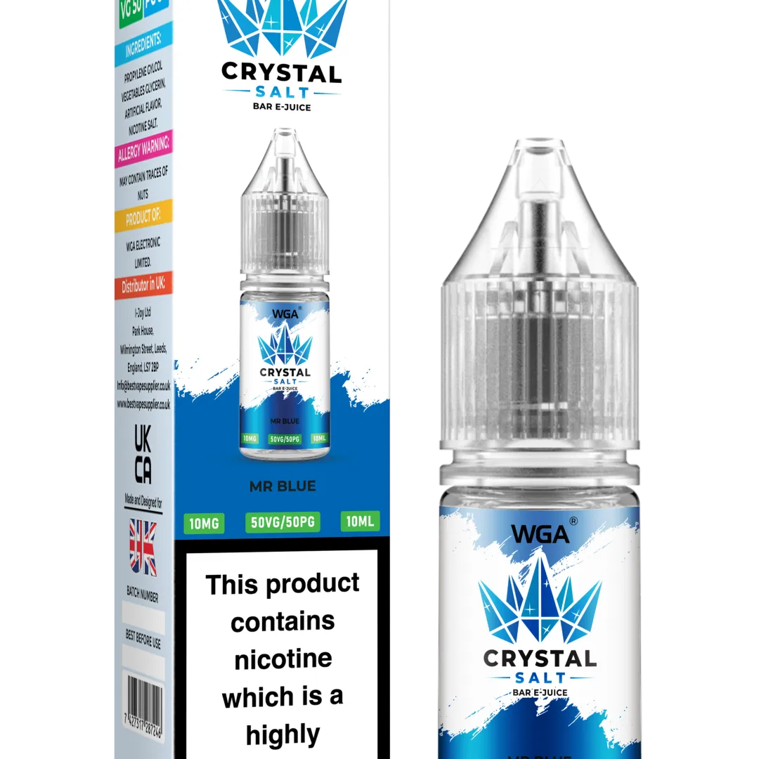 WGA Crystal Salt Bar E-Juice 10ml Nic Salts - Image 16