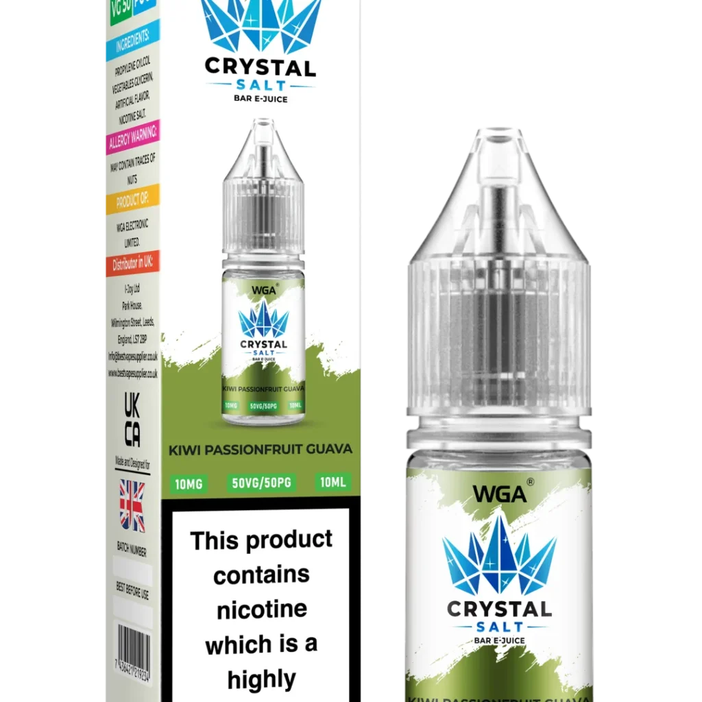 WGA Crystal Salt Bar E-Juice 10ml Nic Salts