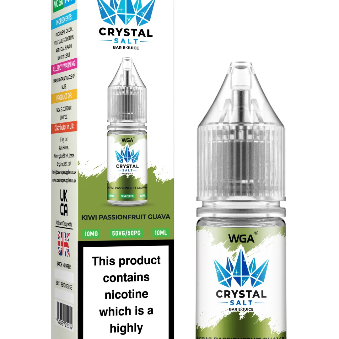 WGA Crystal Salt Bar E-Juice 10ml Nic Salts - Image 14
