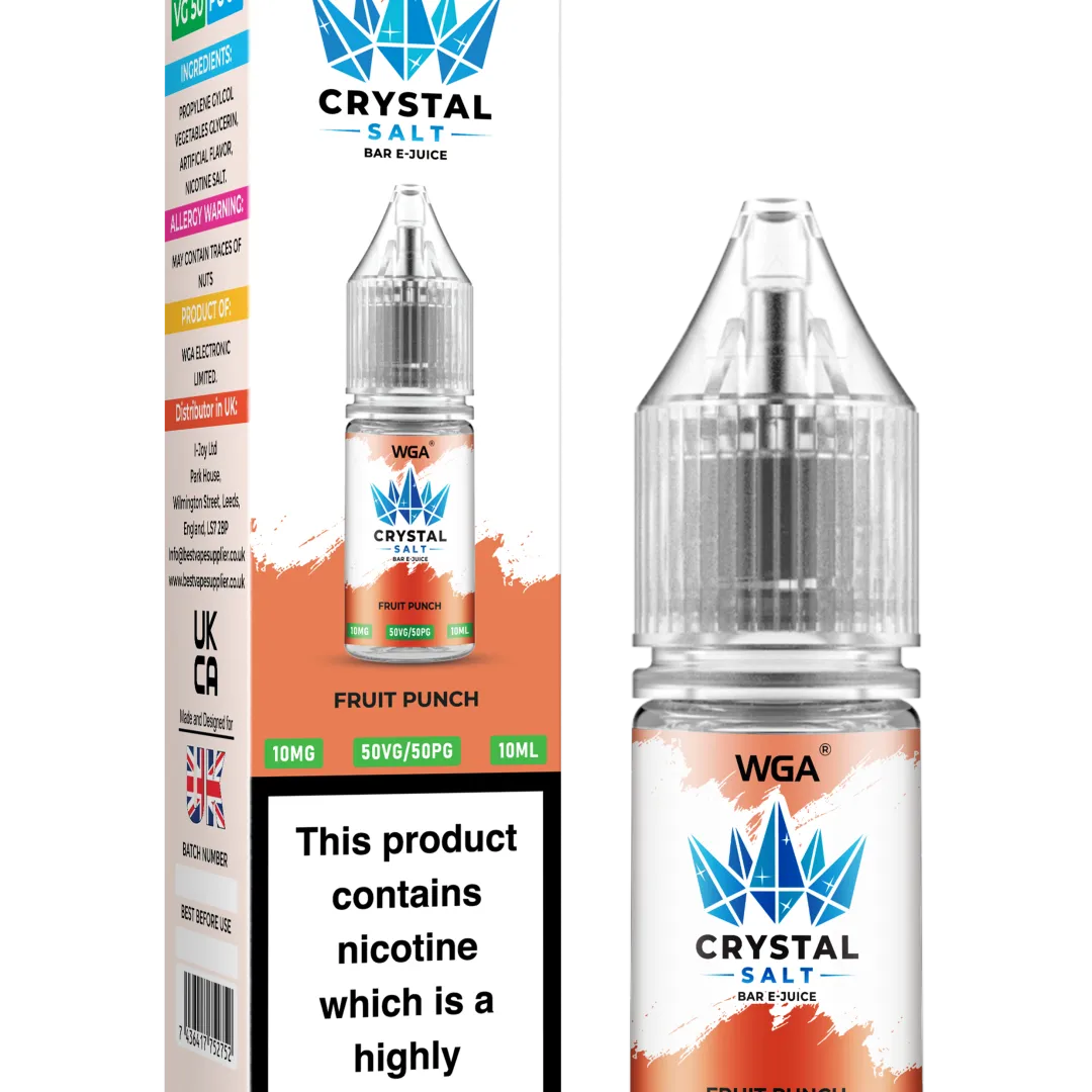 WGA Crystal Salt Bar E-Juice 10ml Nic Salts - Image 12