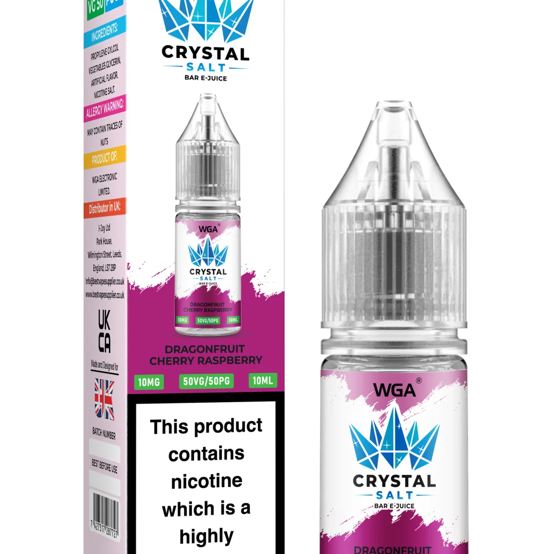 WGA Crystal Salt Bar E-Juice 10ml Nic Salts - Image 11