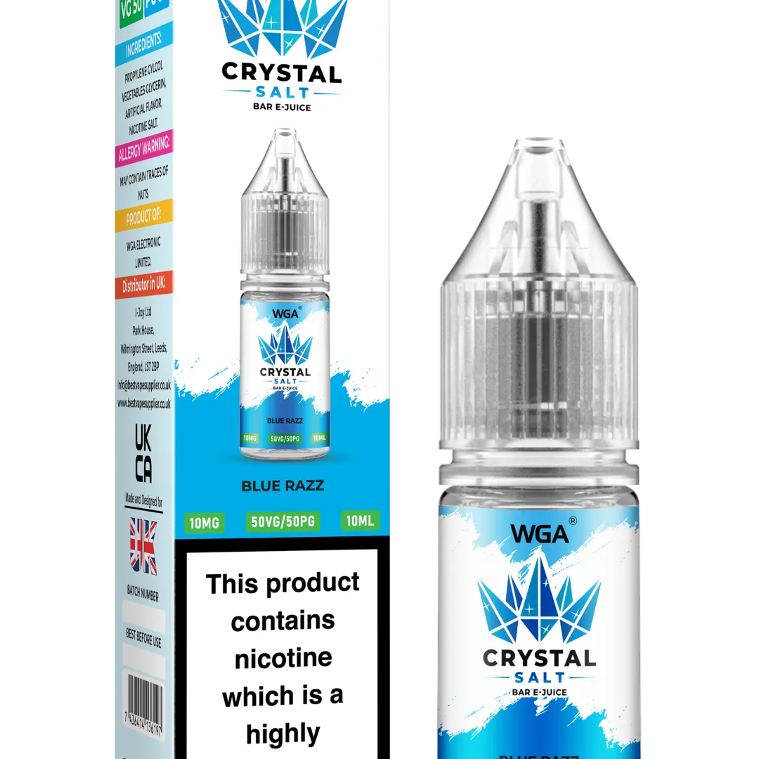 WGA Crystal Salt Bar E-Juice 10ml Nic Salts - Image 3