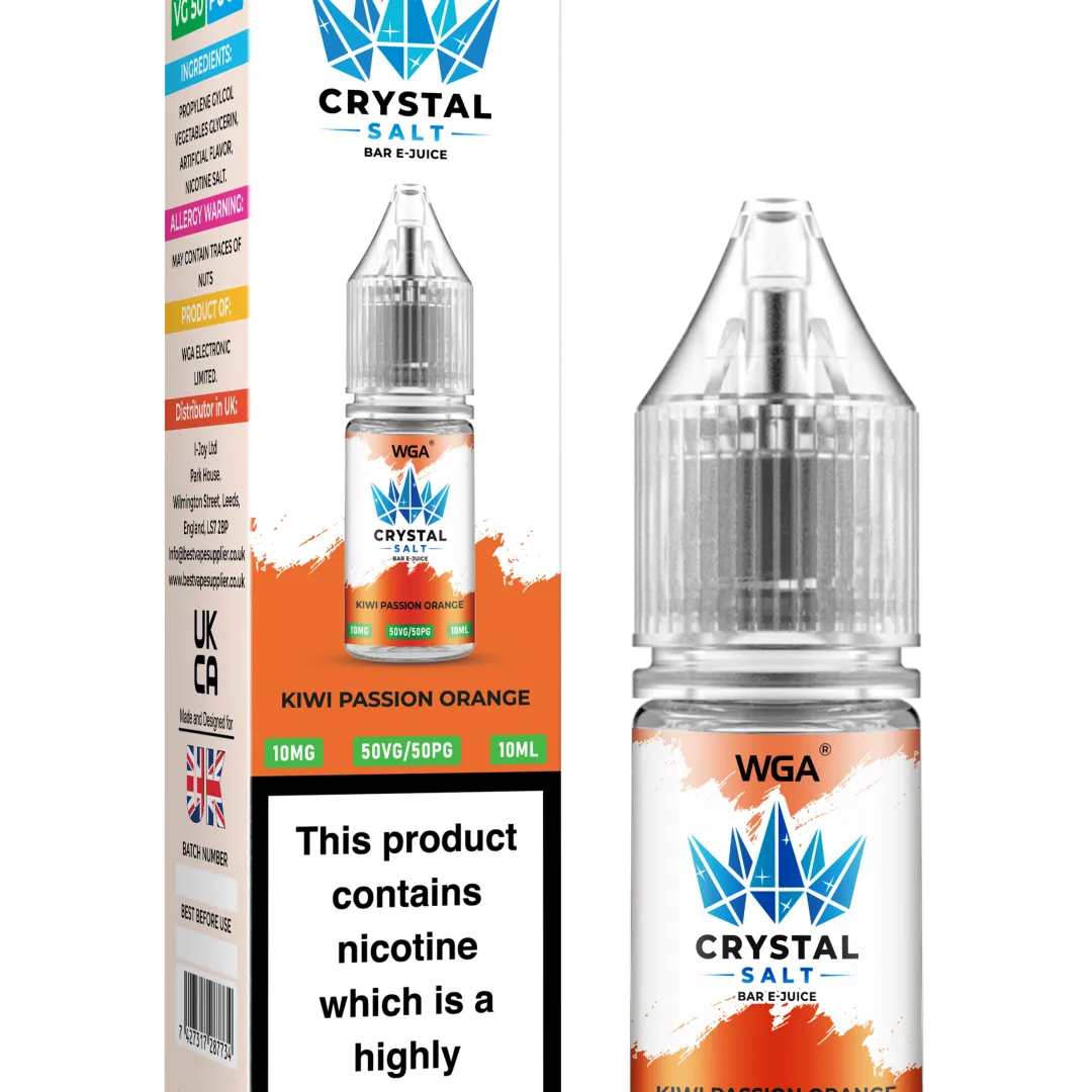 WGA Crystal Salt Bar E-Juice 10ml Nic Salts - Image 13