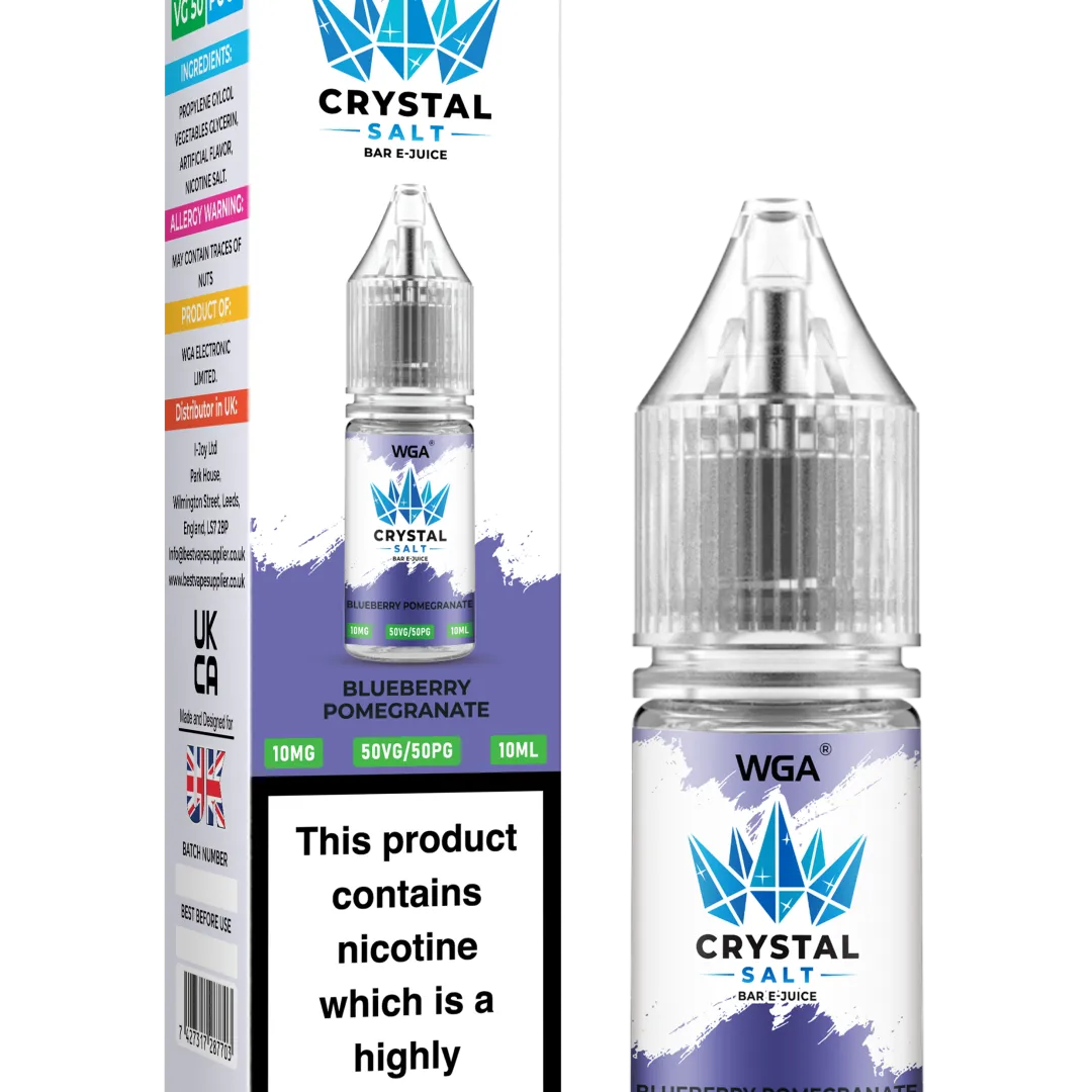 WGA Crystal Salt Bar E-Juice 10ml Nic Salts - Image 7