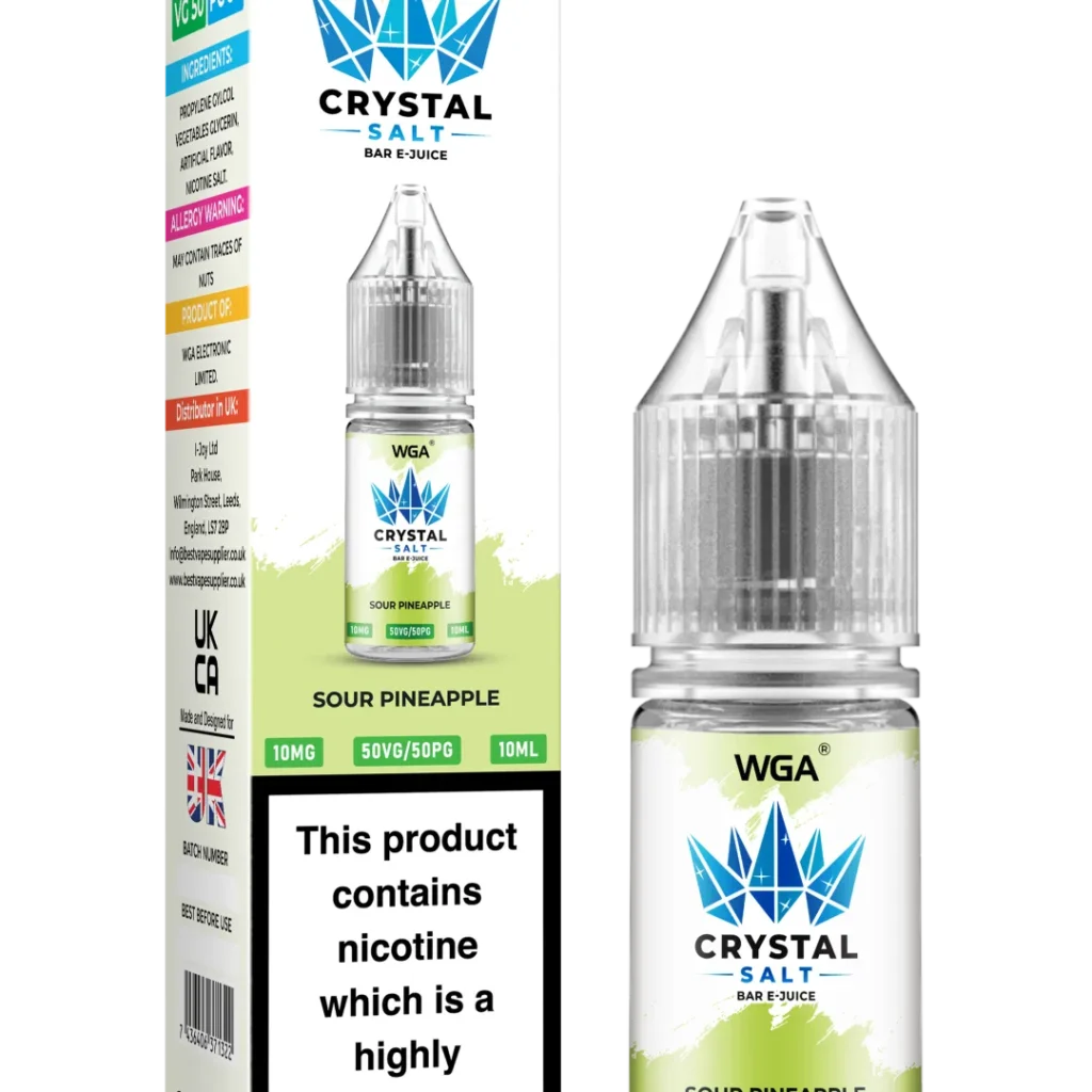 WGA Crystal Salt Bar E-Juice 10ml Nic Salts