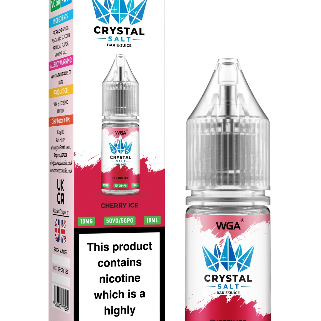 WGA Crystal Salt Bar E-Juice 10ml Nic Salts - Image 9