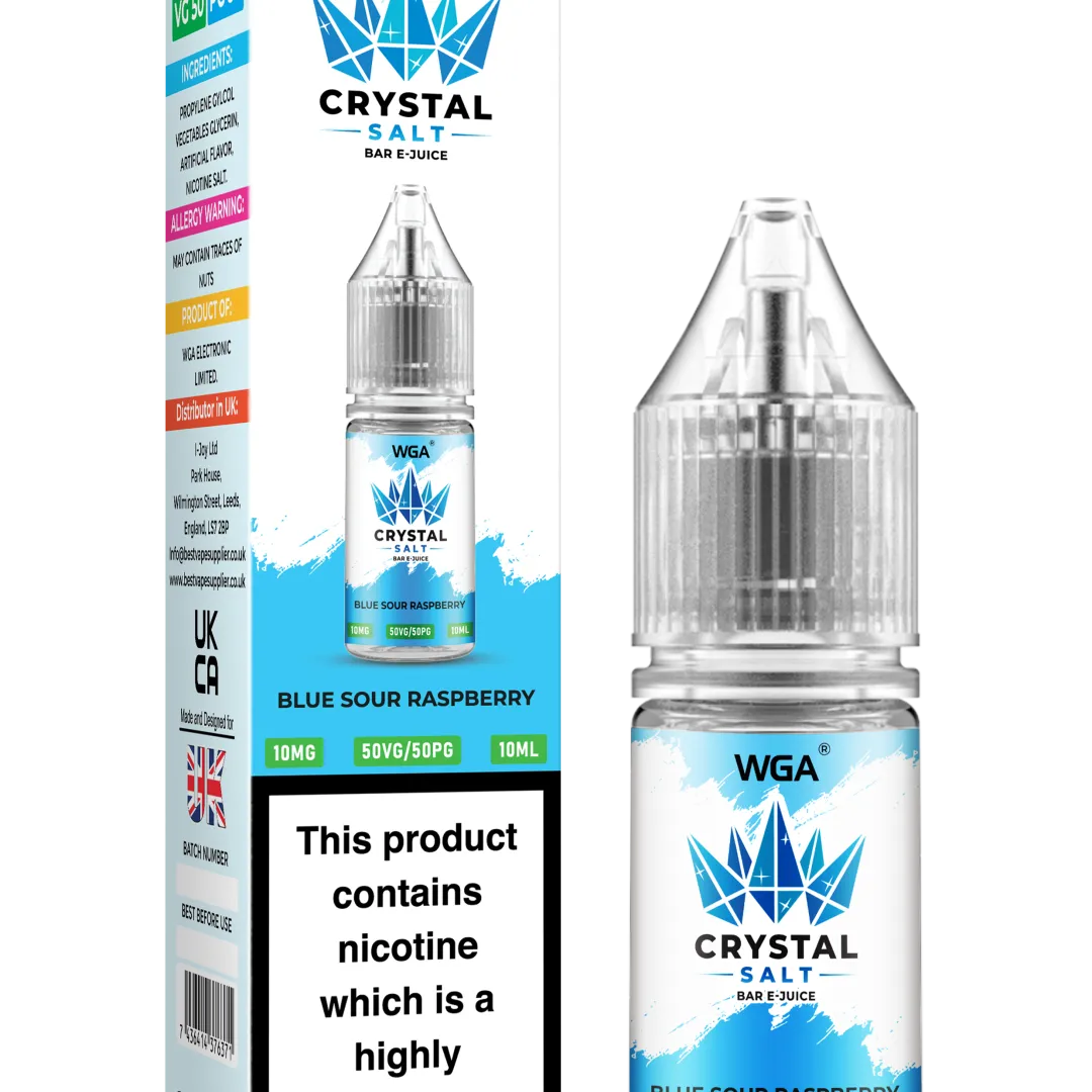 WGA Crystal Salt Bar E-Juice 10ml Nic Salts - Image 4