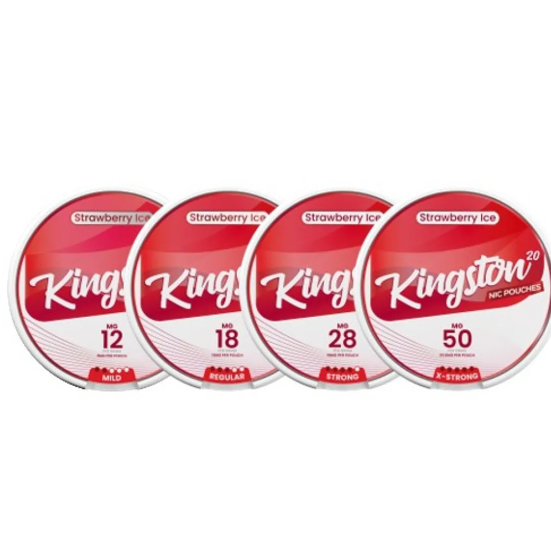 Kingston Strawberry Ice Nicotine Pouches - Image 1
