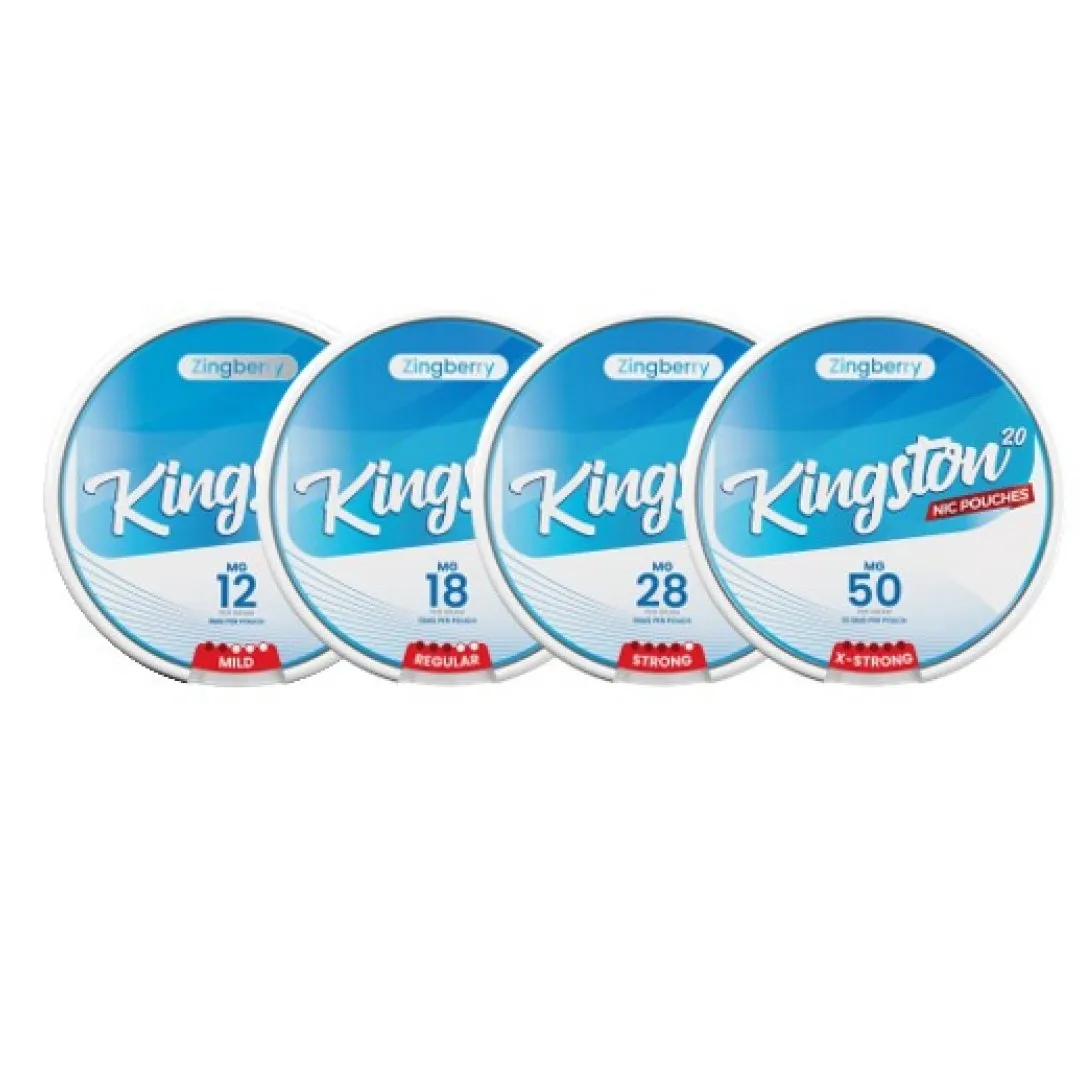 Kingston Zingberry Nicotine Pouches - Image 1