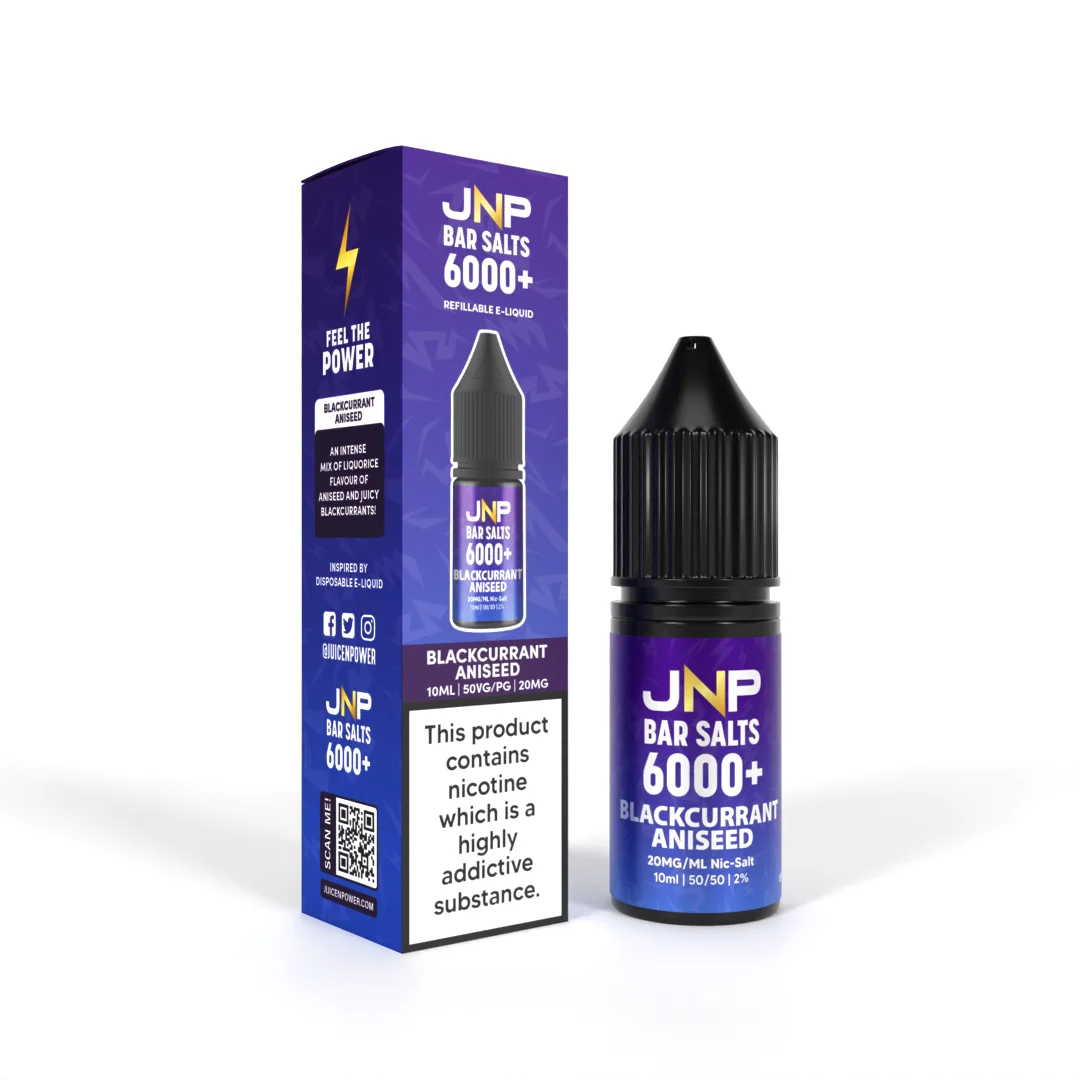 JNP Bar Salt 6000 Nic Salts 10ml | 25+ Flavours - Image 3