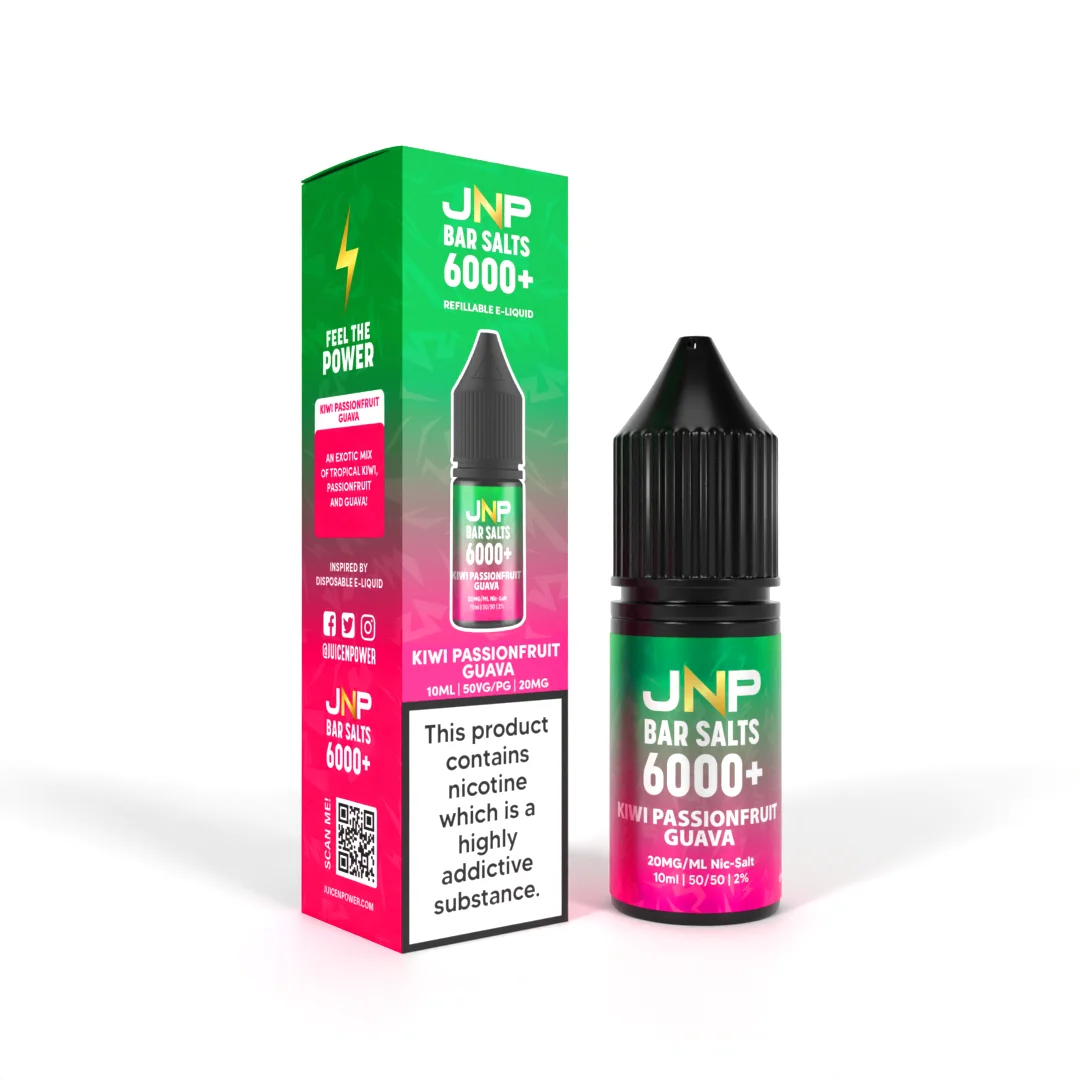 JNP Bar Salt 6000 Nic Salts 10ml | 25+ Flavours - Image 17