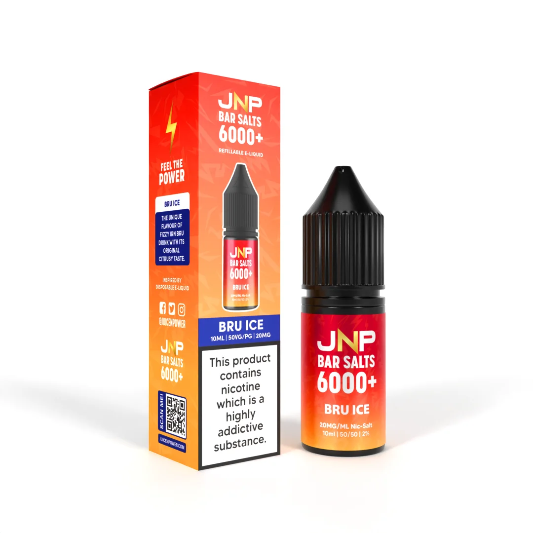 JNP Bar Salt 6000 Nic Salts 10ml | 25+ Flavours - Image 10