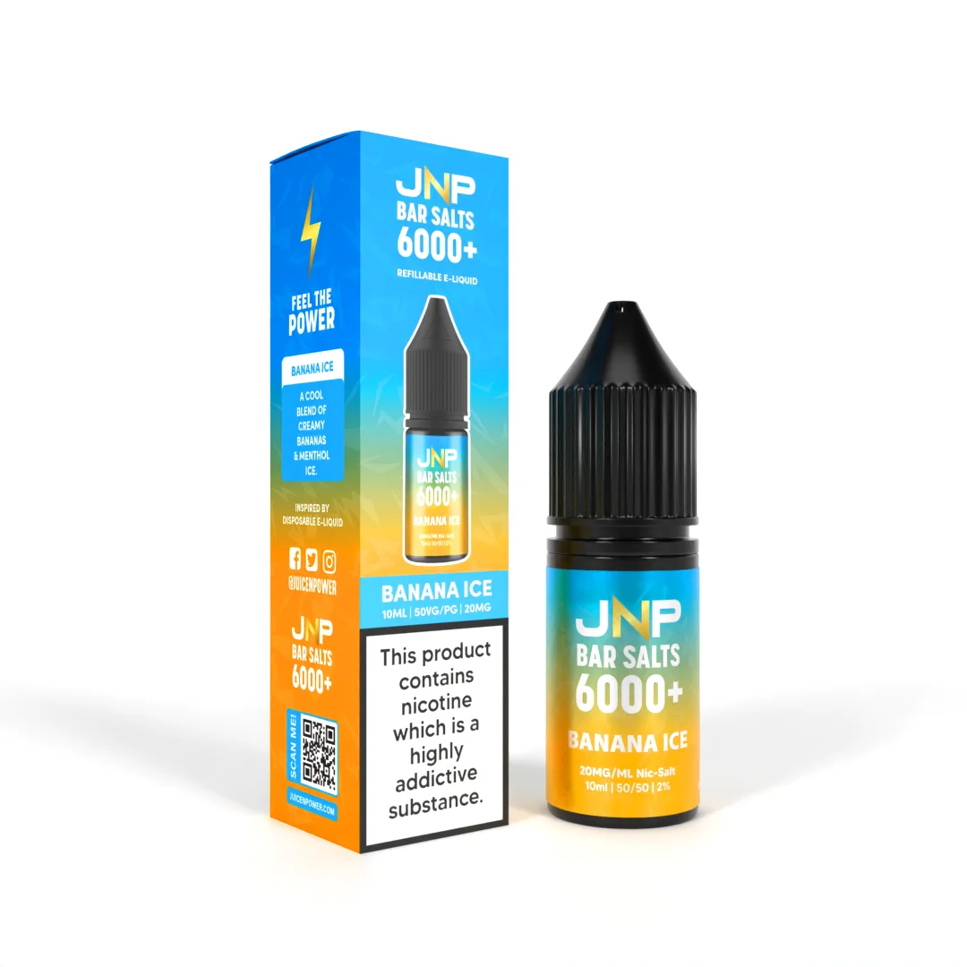 JNP Bar Salt 6000 Nic Salts 10ml | 25+ Flavours - Image 1