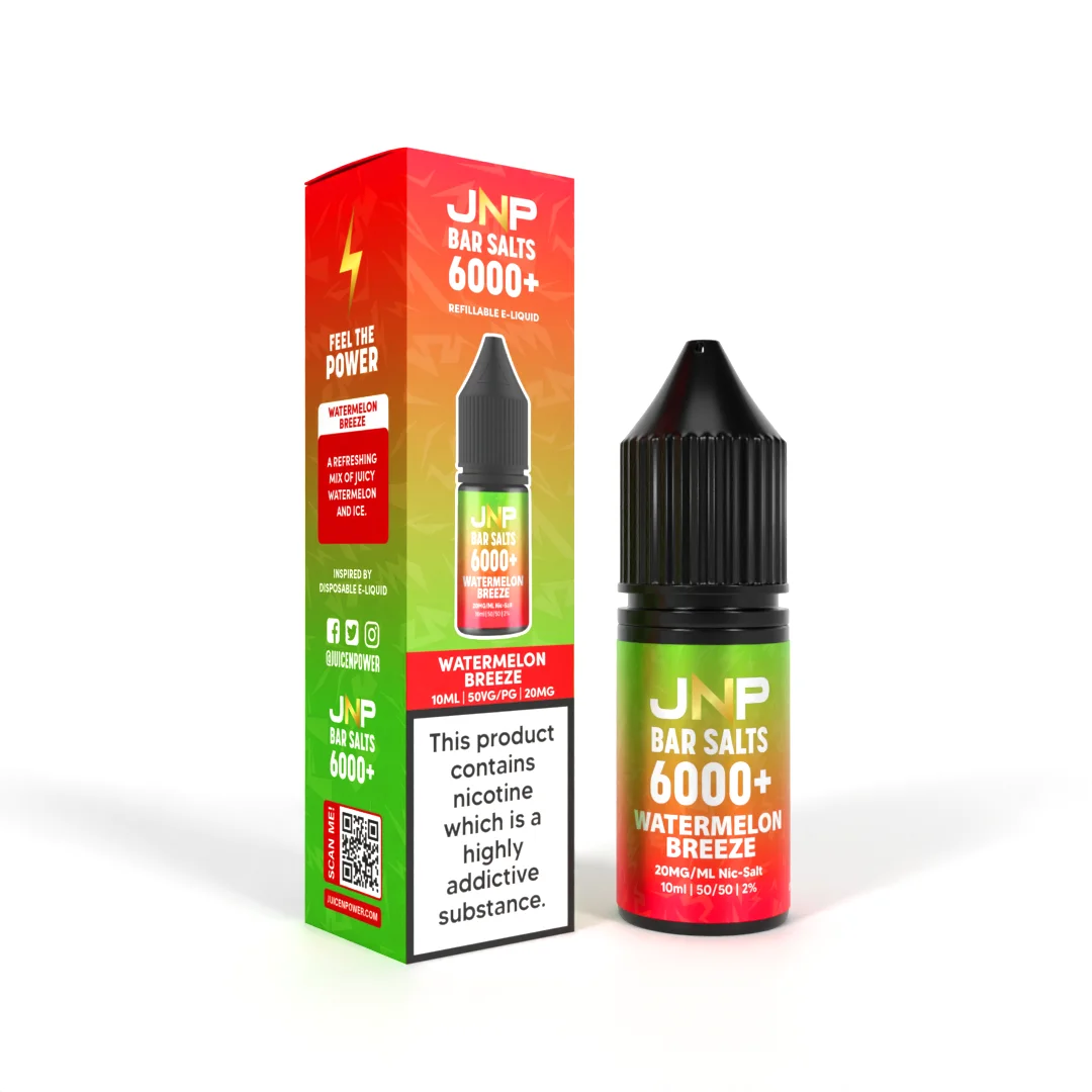 JNP Bar Salt 6000 Nic Salts 10ml | 25+ Flavours - Image 24
