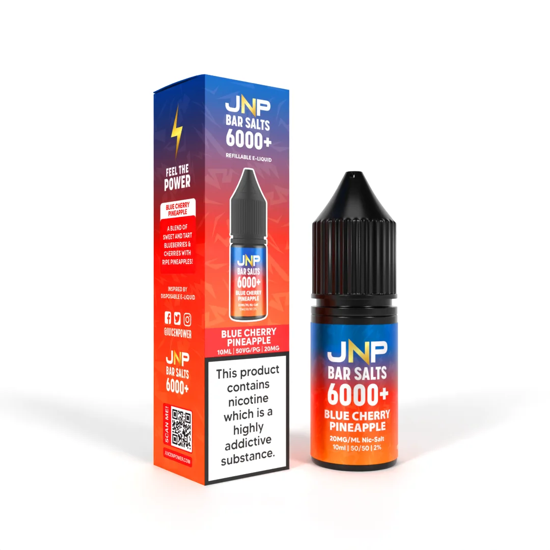 JNP Bar Salt 6000 Nic Salts 10ml | 25+ Flavours - Image 4