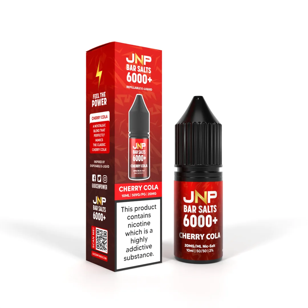 JNP Bar Salt 6000 Nic Salts 10ml | 25+ Flavours - Image 12