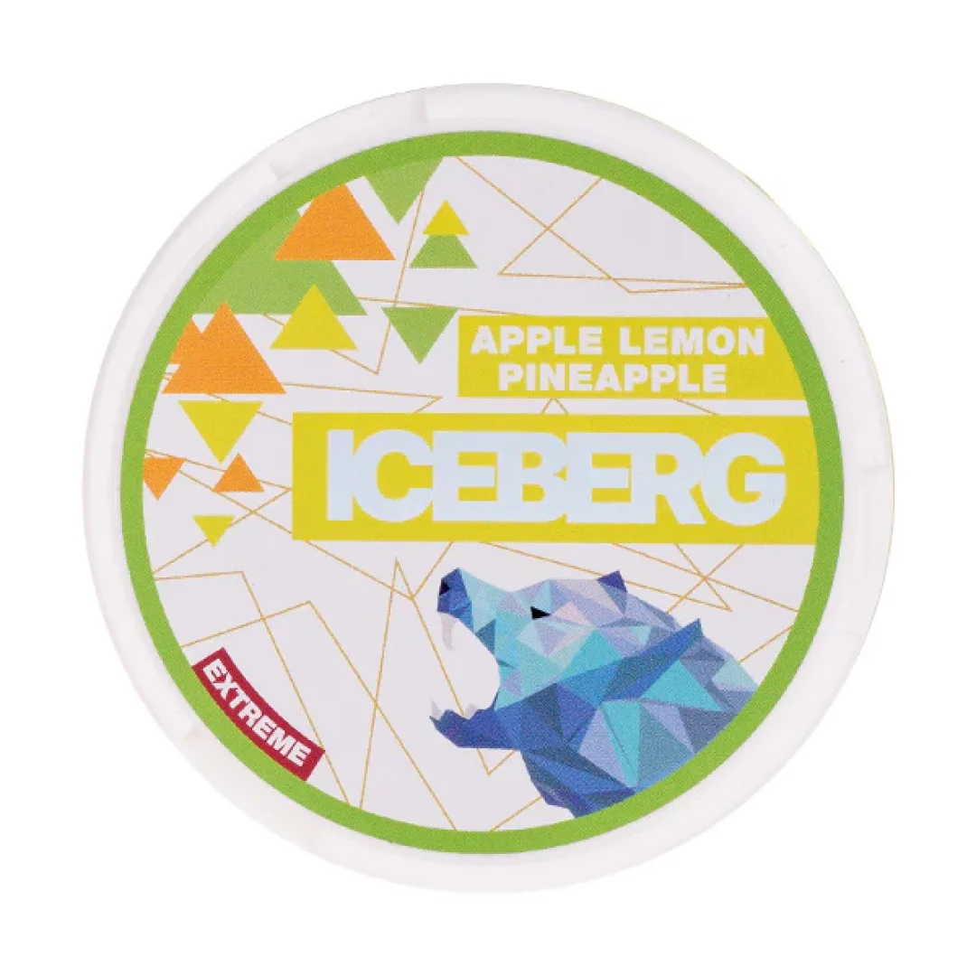 Apple Lemon Pineapple Nicotine Pouches by Iceberg - Image 1