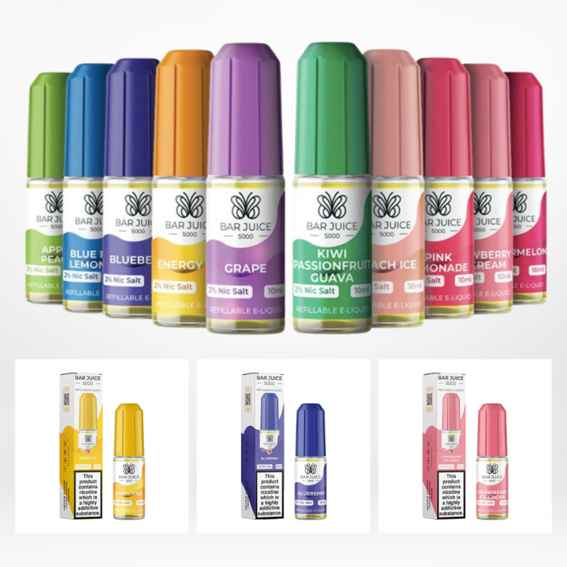 Bar Juice 5000 Nic Salt E-Liquids - Image 2