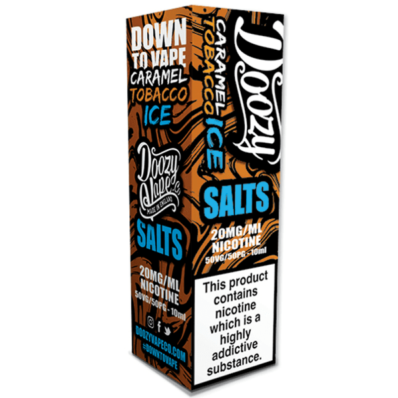 Doozy Salts Caramel Tobacco Ice 10ml - Image 1