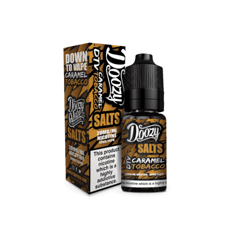 Doozy Salts Caramel Tobacco 10ml - Image 1
