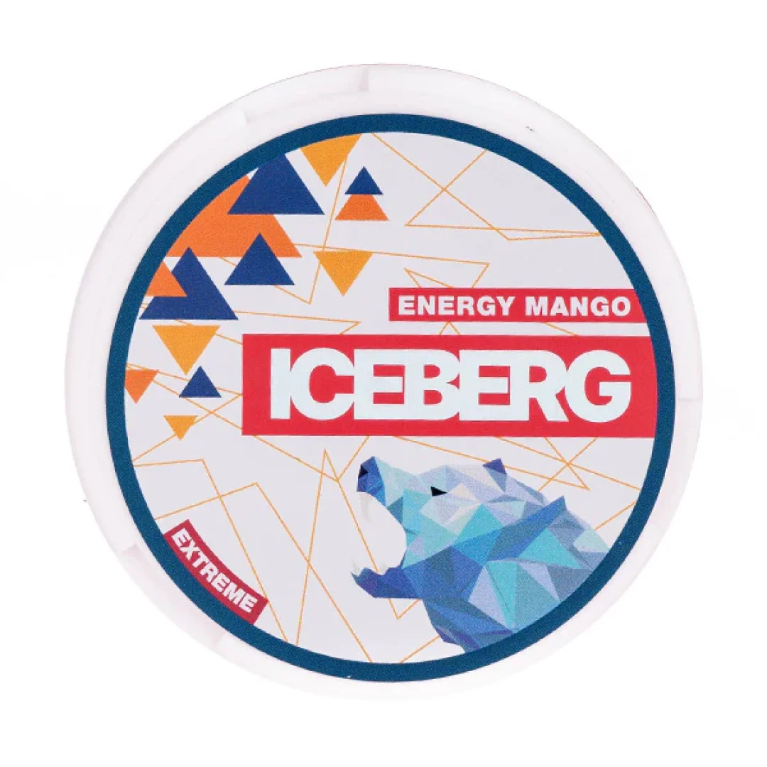 Energy Mango Nicotine Pouches by Iceberg - Image 1