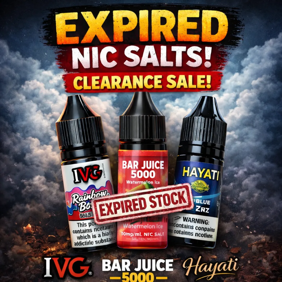 EXPIRED NIC SALTS | 10 FOR £2 - Image 1